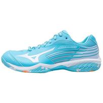 Mizuno Wave Claw 2 Unisex Low Top Badminton Shoes Blue White Orange 71GA211011 44