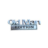 Old Man Edition 3D Emblem Sticker Badge Fender Funny Decals Car Truck Replacement Door Decoration for Universal Car SUV