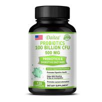 100 mlrd. KSV probiotikų kompleksas, su ekologišku prebiotikų mišiniu, 120 kapsulių 120 Capsules