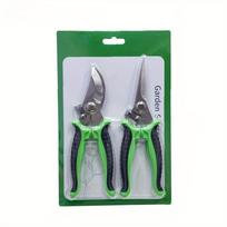2Pcs Professional Bonsai Pruning Scissors | Floral/Tree Cutting | Farm Manual Hand Tools žalia