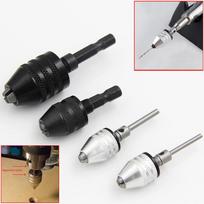 Three-Jaw Chuck Converter For Cordless Drill Broad Compatibility Electronic Circuit Board Drilling (Black,30 Patterns) juoda