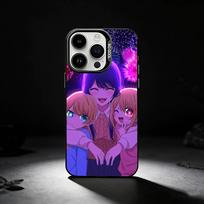 Oshi NO-KO Phone Case For iPhone 17,16,15,14,13,12,11 Plus,Pro Max,XS,Colored silver phone case iPhone16pro
