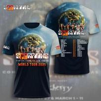 New Classic Scorpions Rock T-Shirt 3D Print Men/Women Hip Hop Trend Short Sleeve T shirt Summer Oversized Street Youth Tops S