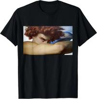 Fallen Angel Alexandre Cabanel Renaissance Aesthetic TShirt Women Round Neck Short Sleeve Women Clothes Graphic T Shirts S