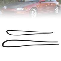 For Honda Cr-X Crx Ef8 1988-1991 Quarter Window Glass Molding Right & Left Set