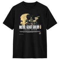 Men's Metal Gear Solid Game MGS Gaming  T Shirts  Pure Cotton Clothing Fun Short Sleeve Round Collar Tees 4XL 5XL 6XL T-Shirts S įvairiaspalvis