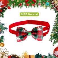Christmas Pet Costume Set - Santa Hat,Reindeer Antlers & Scarf/Bib Outfits For Cats & Small Dogs,Festive Holiday Pet Accessor