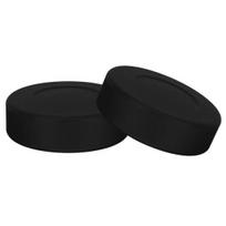 1/2/4Pcs Ice Hockey Puck for Matte Puck Classic Training Black Practicing & for Indoor Use 2pcs juoda