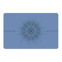 Rubber Yoga Mat Super Soft Mini Auxiliary Resistant Non-Fading Portable Thick Wear Pad Anti-Slip Knee mėlyna