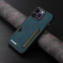 Phone Case for iPhone 16 16e 15 14 13 12 11 Pro Max Mini XS XR X SE 2020 2025 Plus Wallet PU Leather Cover with Card Holder iPhone 13 mini žalia