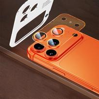 HD Lens Protective Film Cicada Wing Ultra-thin Camera Lens Cover Anti-scratch Tempered Glass Lens Protector for Iphone 17ProMax oranžinė
