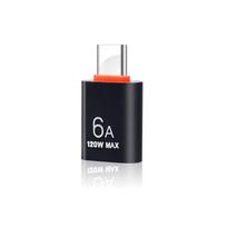 6A USB To Type C OTG Adapter USB-C Male To Type-c Female Charger Converter For Samsung S24 Xiaomi MacBook Data Transfer Adapter