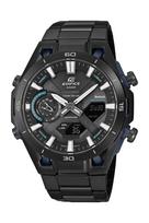 Edifice SOSPENSIONE Watch with Tough Sapphire Black [Casio] Bluetooth, Solar, Glass, ECB-2300YDC-1AJF, Men's, juoda