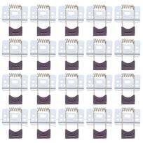 20Pcs L-Type Panel Light Spring Brackets for Recessed Downlights Embedded Ceiling Lighting Fixtures Secure Stable Wobble-Free other