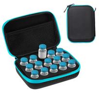 10ML Insulin Vial Storage Case Waterproof 15 Slots Essentials Oil Case Dust-proof Wear-resistant Insulin Vial Protector mėlyna