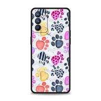 Cute Cat Dog Paw Love Case For Oppo Reno8 Reno7 Reno6 Pro A54 5G Find X6 X5 A53 A52 A9 A15 A95 A17 A16 A76 A74 A57 A31 Cover For Oppo A9 2020