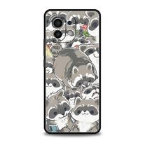 Raccoon Phone Case For Xiaomi Mi 17 15T 15 14 14T 13T 12T Pro 12 13 Lite 5G 11T Poco X6 X7 X5 Pro Soft Cover For Xiaomi 11T(pro)