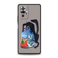 Phone Case For Xiaomi Redmi Note 14 13 12 Pro Plus 5G 9S 9 10 11 4G 14C 13C 12C 10C 9C 9A Soft Cover Lovely Cat Playing Fun Redmi Note 13 Pro 5G