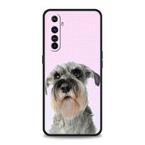 Cartoon Schnauzer Dog Phone Case For Realme 12 11 10 9 8 5G 7 6 GT5 GT3 GT2 Pro C21 C11 C25 C35 For Realme GT Neo 2 3 3T 5 Cover For Realme 6