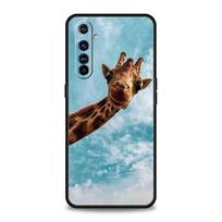 giraffe illustration Phone Case For Realme 12 11 10 9 8 5G 7 6 GT5 GT3 GT2 Pro C21 C11 C25 C35 For Realme GT Neo 2 3 3T 5 Cover For Realme 6