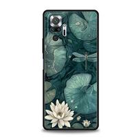 Phone Case For Xiaomi Redmi Note 14 13 12 Pro Plus 5G 9S 9 10 11 4G 14C 13C 12C 10C 9C 9A Soft Cover Lotus Pattern Redmi Note 13 Pro 5G