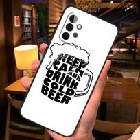 Men Drink Beer Case For Samsung Galaxy A54 A34 A14 A52 A32 A12 A13 A33 A53 A15 A16 A36 A56 A26 A06 A35 A55 For Samsung A12
