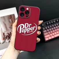 Cherry Drink D-Dr P-Pepper Phone Case For iPhone 16 15 14 13 12 11 PRO MAX PLUS Mini TPU Soft to Skin-friendly case iPhone12