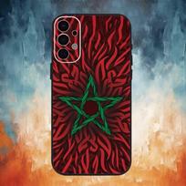 M-Morocco F-Flag Phone Case For Samsung S25,S24,S21,S22,S23,S30,Ultra,S20,Plus,Fe,Note,10,9,5G Black Cover Samsung S105G