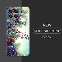 Case For Huawei Honor X8 8X X9a X7 90 Lite 70 50 20 P30 Pro P40 Y9 2019 P Smart Z Soft Funda Phone Cover Christmas Trees Shell Huawei Y9 2019