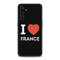 France flag Phone Case For Realme 12 11 10 9 8 5G 7 6 GT5 GT3 GT2 Pro Plus C21 C11 C25 C35 GT Neo 2 3 3T 5 Soft Cover For Realme 6