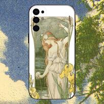 Vintage Alphonse Mucha Phone Case For Samsung S25,S24,S21,S22,S23,S30,Ultra,S20,Plus,Fe,Lite,Note,10,9,5G Black Cover Samsung S105G