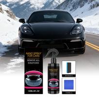 Car Nano Spray 120ml Scratch Remover Liquid with Spray Bottle and Cleaning Accessories for Automotive Surface Care and Protection One Size