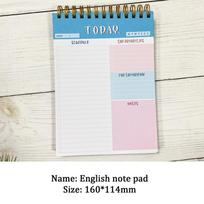 To Do List Notepad Daily Planner Notepad Schedule Weekly Planning Notepad Simple Coil Spiral Book School Office Supplies as the picture