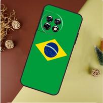 Brazil Brazilian Flag For OnePlus Nord CE 4 3 2 Lite N20 N30 9 10 Pro 8T 9RT 10T 10R 13R 12R 11 12 13 Phone Case For OnePlus Nord