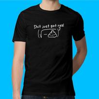 Math Sh*t Just Got Real Square Unisex T-shirt S įvairiaspalvis
