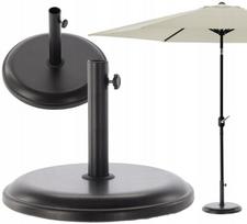 Podstawa Pod Parasol Ogrodowy Baza Stojak 16Kg Betonowa Czarna Mocna