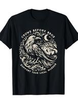Murder Crows Before Bros Fun T-shirt - Unisex's Support Your Local - Fun T-shirt S įvairiaspalvis