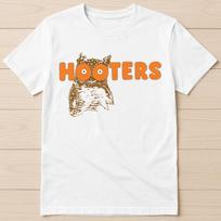Hooters Owl Boobs America USA Waitress Bird Hilarious Funny Gift Tee T Shirt 480 S