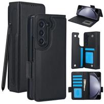Case for Samsung Galaxy Z Fold 7 PU leather , with card slots and S Pen compartment juoda
