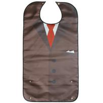 Soft Business Suit Gentleman Adult Bib Washable Saliva Towel Elderly Eating Bib  Elderly Care Style 7