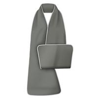 Waterproof Adult Bib Soft Clothing Protectors for Elderly Elderly Eating Bib  Feeding Nursing tamsiai pilka spalva