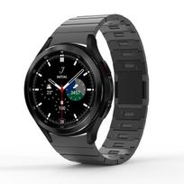 „No Gaps“ nerūdijančio plieno apyrankė skirta „Samsung Galaxy Watch 7“ 44 mm lenkto galo apyrankė laikrodžiui 6 4 40 mm metalinė laikrodžio 5 Pro 45 mm dirželis Galaxy Watch 7 40 44 juoda