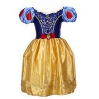 Vaikų Mergaičių Princesės Karnavaliniai Kostiumai Rapuncel Belle Pelenė Sofia Cosplay Apranga #A Snow White Dress,140cm/7-8Years