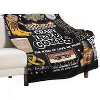 Luke Combs Vintage texas music rodeo Throw Blanket Bed Travel Flannel Quilt Blankets 30x40in