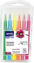 Flomasteriai 12sp. BRUSH SPREE, lengvai nuplaunami