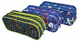 Penalas SPREE su 2 užtrauktukais 21x7x9,5cm Games/Space, PU