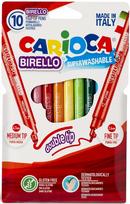 Flomasteriai CARIOCA Birello, dvipusiai, 10 spalvų