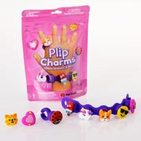 Fat Brain Toys Plip Charms silikoninė apyrankė - rožinė