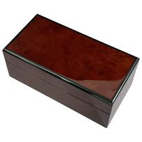 IGIMI Luxury Wooden Watch Holds 3 No Brown Wood Grain Officially Imported IG-ZERO 40A-5 Box, Watches, Window, Pattern, ruda