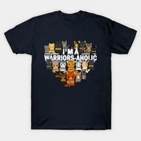 Aš esu Warriors-holikas. Naujiena Katės Mėgėjams Karžygio Dovana T-shirt S juoda